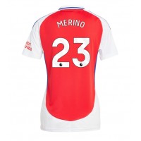 Camiseta Arsenal Mikel Merino #23 Primera Equipación Replica 2024-25 para mujer mangas cortas